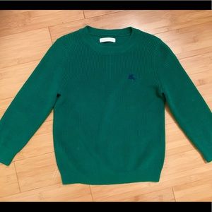 Burberry Shirts & Tops - Authentic Burberry Boys sweater green Burberry Shirts & Tops - Authentic Burberry Boys sweater green